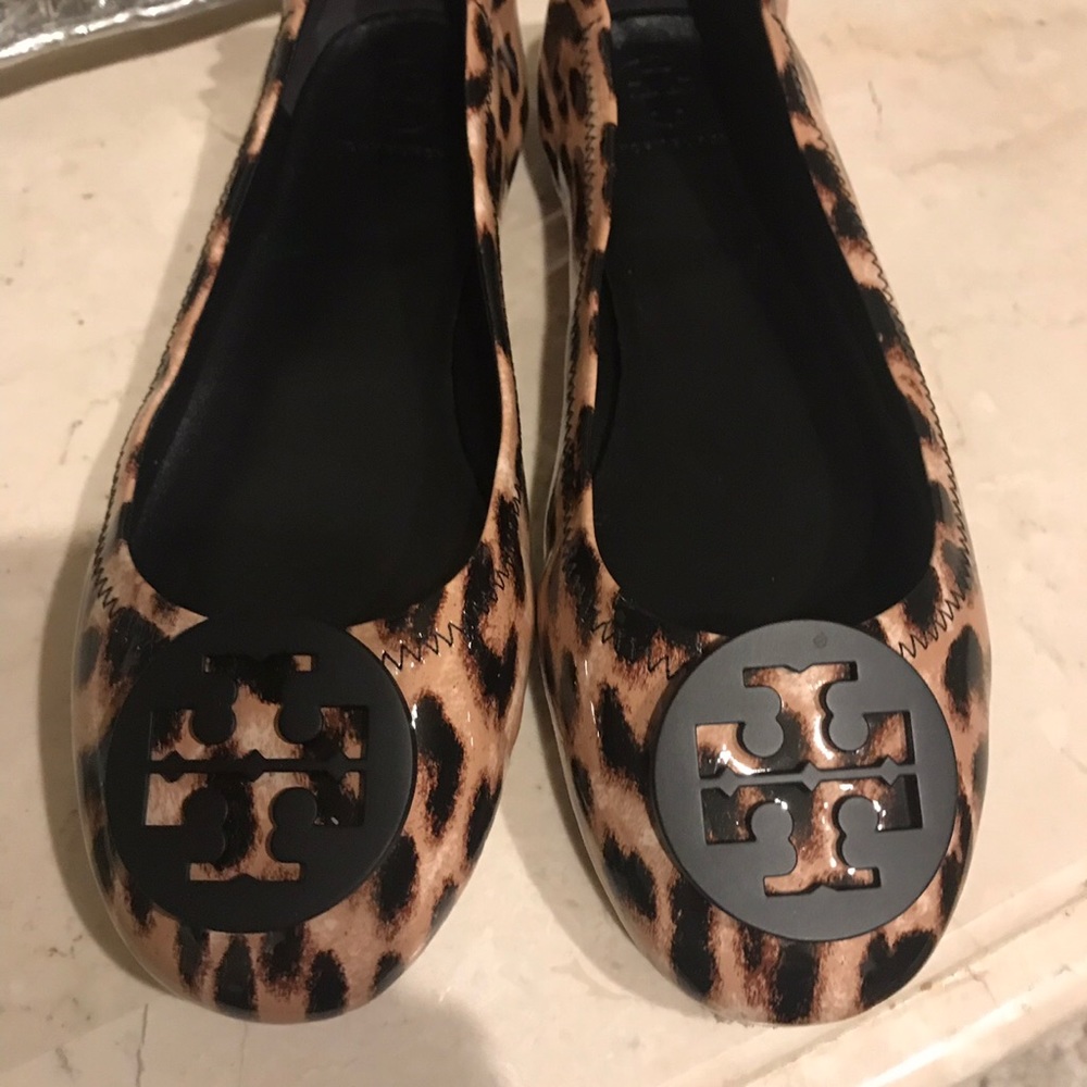 Tory Burch Minnie Leopard Flat